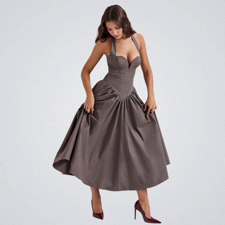 VESTIDO-MIDI-COQUETTE-CINZA